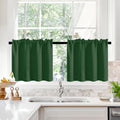 Short Blackout Curtains - Thermal Insulated Set for Bedroom & Nursery