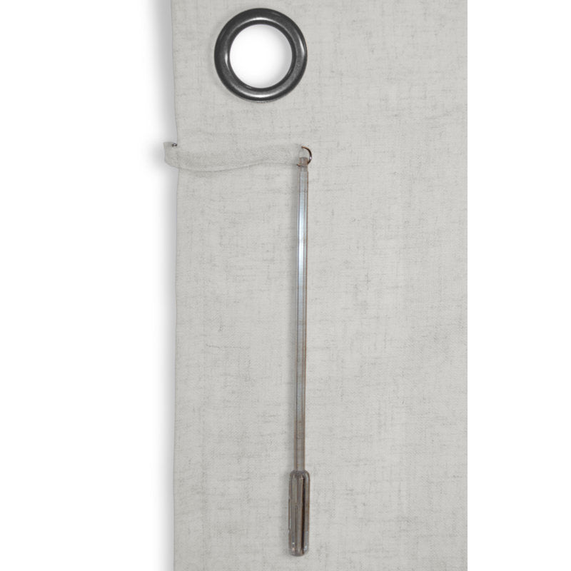 Swadlincote Linen-Look Double-Wide Patio Curtain - Light Filtering