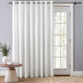 Swadlincote Linen-Look Double-Wide Patio Curtain - Light Filtering
