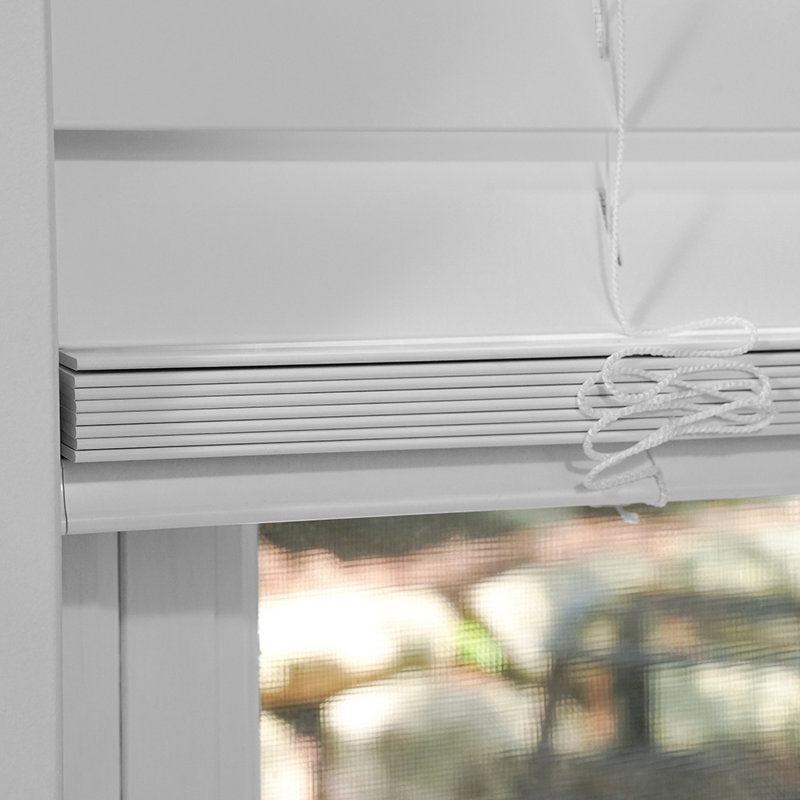 Room Darkening Faux Wood Blinds - 2.5" Cordless Venetian Blinds