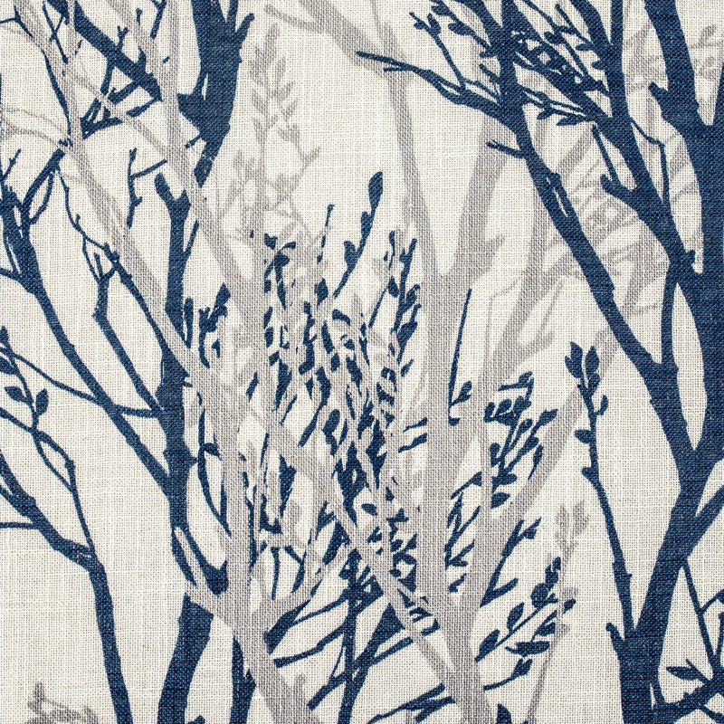 Tree Branch Linen Blackout Valance - Thermal Insulated Window Decor