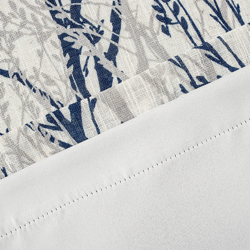 Tree Branch Linen Blackout Valance - Thermal Insulated Window Decor
