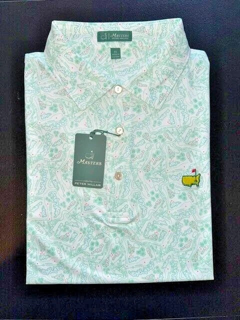 Masters Merch 2026 Masters Peter Millar Amen Corner Course Golf Polo Shirt Gift For Golf Dad
