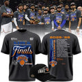 NY Knicks Finals Merch 2026 New York Knicks 2026 Eastern Conference Champions Locker Room T-Shirt