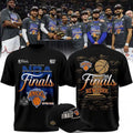 NY Knicks Finals Merch 2026 Eastern Conference Champions Locker Room Team Signatures Winner Shirt