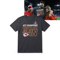 Travis Kelce Kansas City Chiefs 2023 AFC Champions T-Shirt Chiefs Merch Gifts For Fans