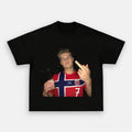 Alexander Sorloth Middle Finger Funny Meme T-Shirt Norway National Team Merch Humorous Gifts