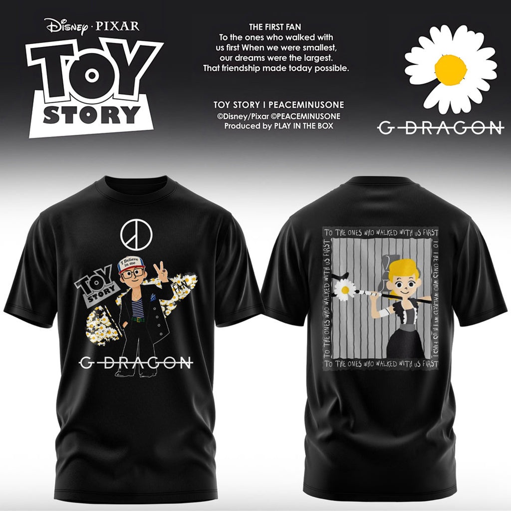 G-Dragon X Toy Story 5  Bo Peep Daisy T-Shirt 2026 G-Dragon Merch Birthday Ideas For BFF