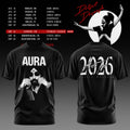 Diljit Dosanjh Aura World Tour 2026 Black T-Shirt Diljit Dosanjh Merch Best Gift For Music Fans