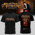 Brandon Flowers On Tour 2026 Signature Black T-Shirt Brandon Flowers Merch Music Lover Gifts