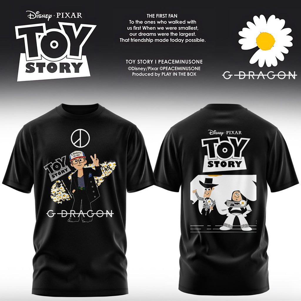 G-Dragon X Toy Story 5 Woody And Buzz T-Shirt 2026 G-Dragon Merch Special Gift For Friends