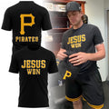 Pittsburgh Pirates Jesus Won 2026 T-Shirt Pirates Merch Gifts For Baseball Lovers