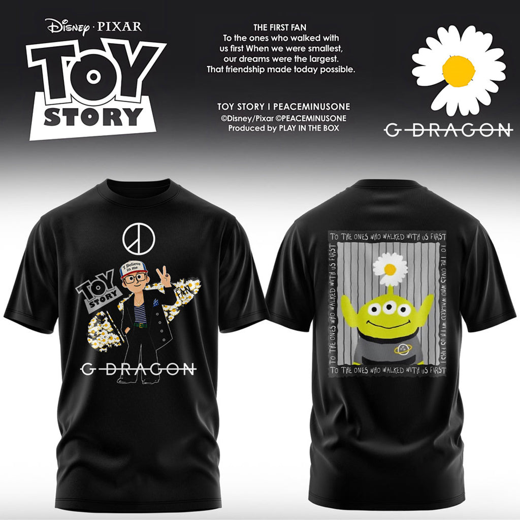 G-Dragon X Toy Story 5 Alien Daisy T-Shirt 2026 G-Dragon Big Bang Merch Gift For BFF