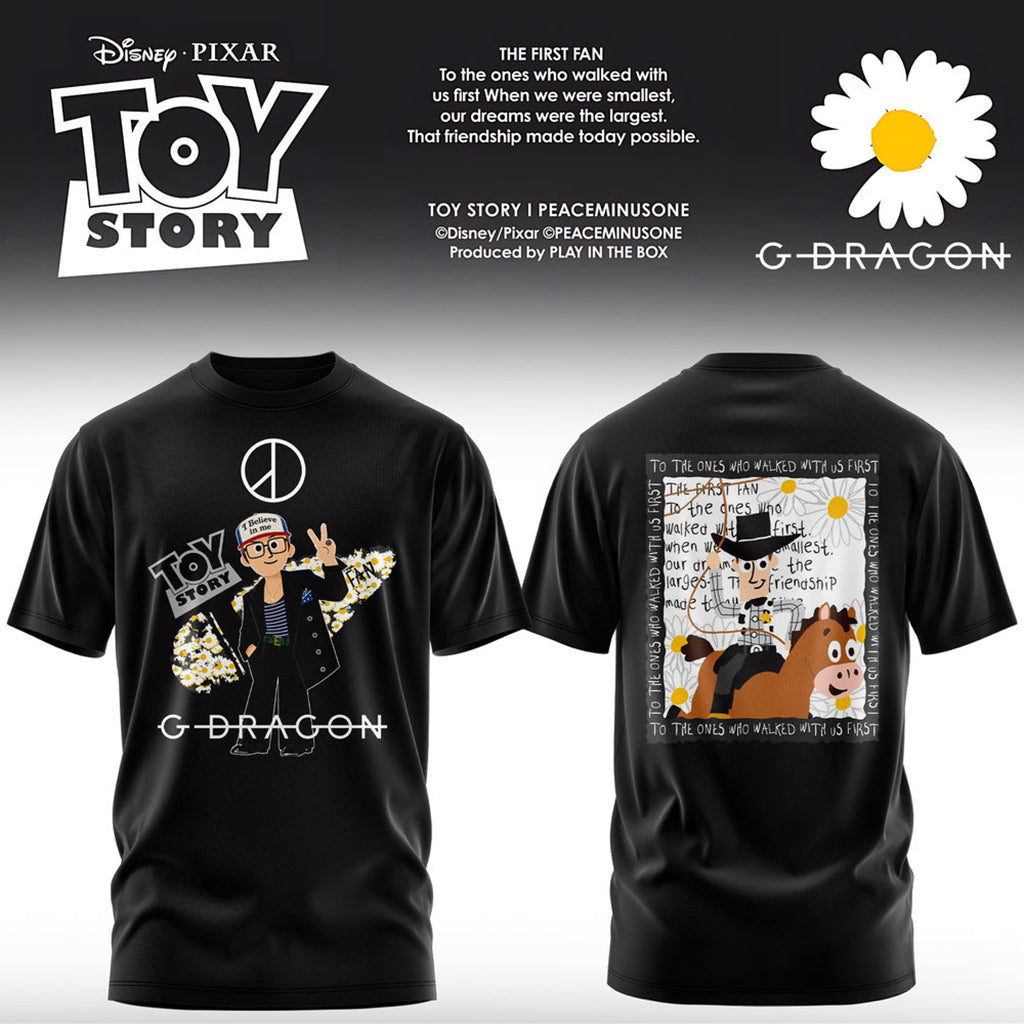 G-Dragon X Toy Story 5 Woody And Bullseye T-Shirt 2026 G-Dragon Merch Birthday Gifts Ideas