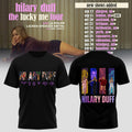 Hilary Duff Merch 2026 The Lucky Me Tour Black Shirt Best Gift For Music Lover