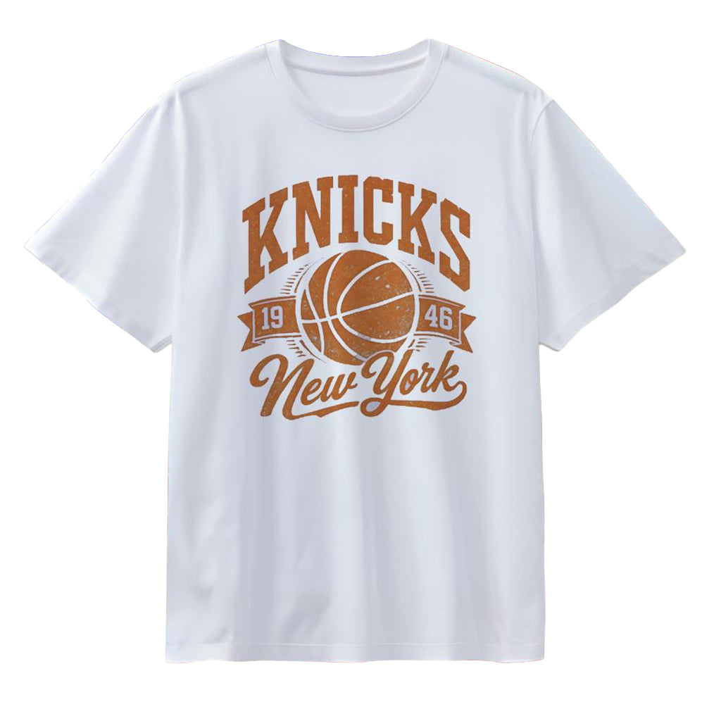 New York Knicks 1946 Distressed Logo T-Shirt NY Knicks Merch Gift For Basketball Lover
