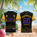 Minnesota Vikings Est 1960 Skyline T-Shirt Minnesota Vikings Merch Gifts For Football Lovers