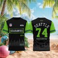 Seattle Seahawks Est 1974 Skyline T-Shirt Seattle Seahawks Merch Best Gifts For Football Lovers