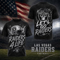 LV Raiders For Life T-Shirt 2026 Raiders Merch Football Fan Apparel Gift For Brothers