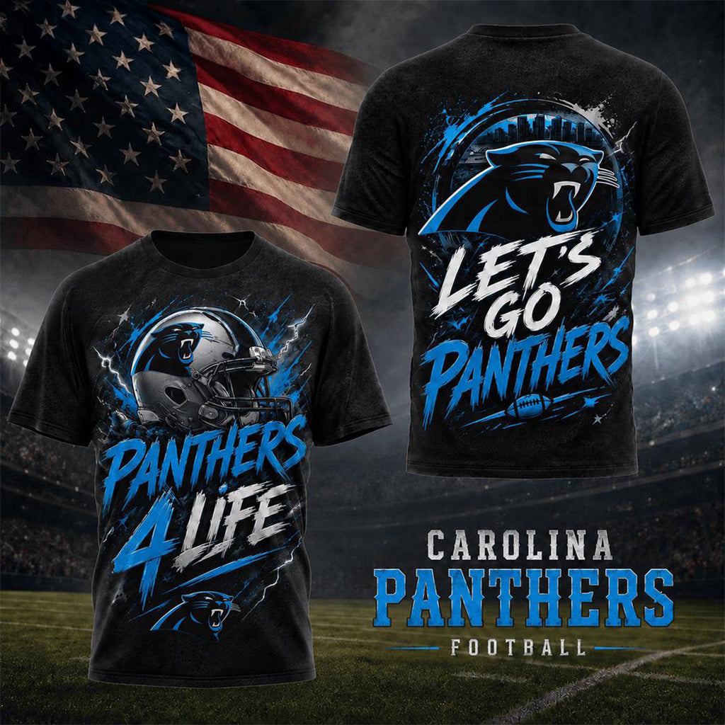 Carolina Panthers For Life T-Shirt 2026 Carolina Panthers Merch Football Gifts For Men
