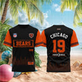 Chicago Bears Skyline Est 1919 T-Shirt Chicago Bears Merch Presents For Football Fans