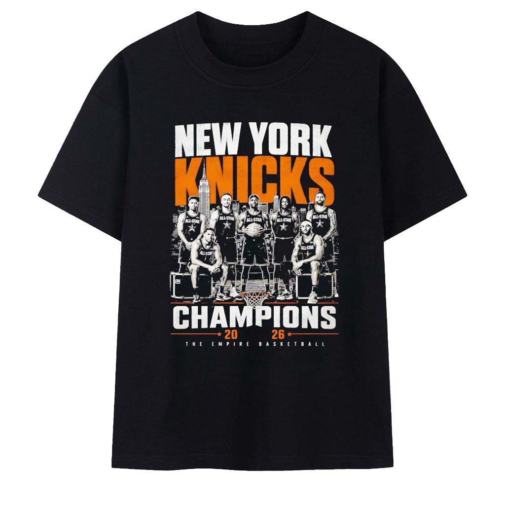 New York Knicks Champions 2026 All Star Team T-Shirt NY Knicks Merch Gifts For Basketball Fan