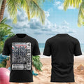 WWE World Wrestling Entertainment UK Tour Ticket Stub Style Shirt WWE Merch Fan Gear