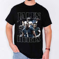 Jalen Hurts Vintage Philadelphia Football Sports T-Shirt Philadelphia Eagles Merch Fan Gear