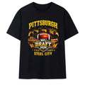 Pittsburgh Draft 2026 Steel City Skyline T-Shirt Football Fan Gift Ideas