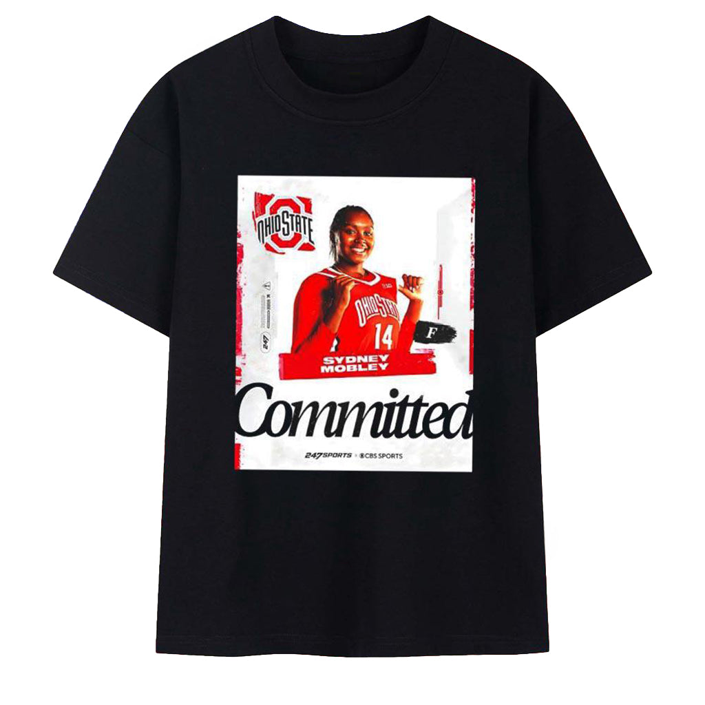 Sydney Mobley Committed to Ohio State Buckeyes No 14 T-Shirt Buckeyes Merch Fan Gifts