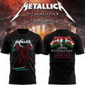 Metallica M72 World Tour Glasgow Special T-Shirt Metallica Merch Music Lovers Gifts