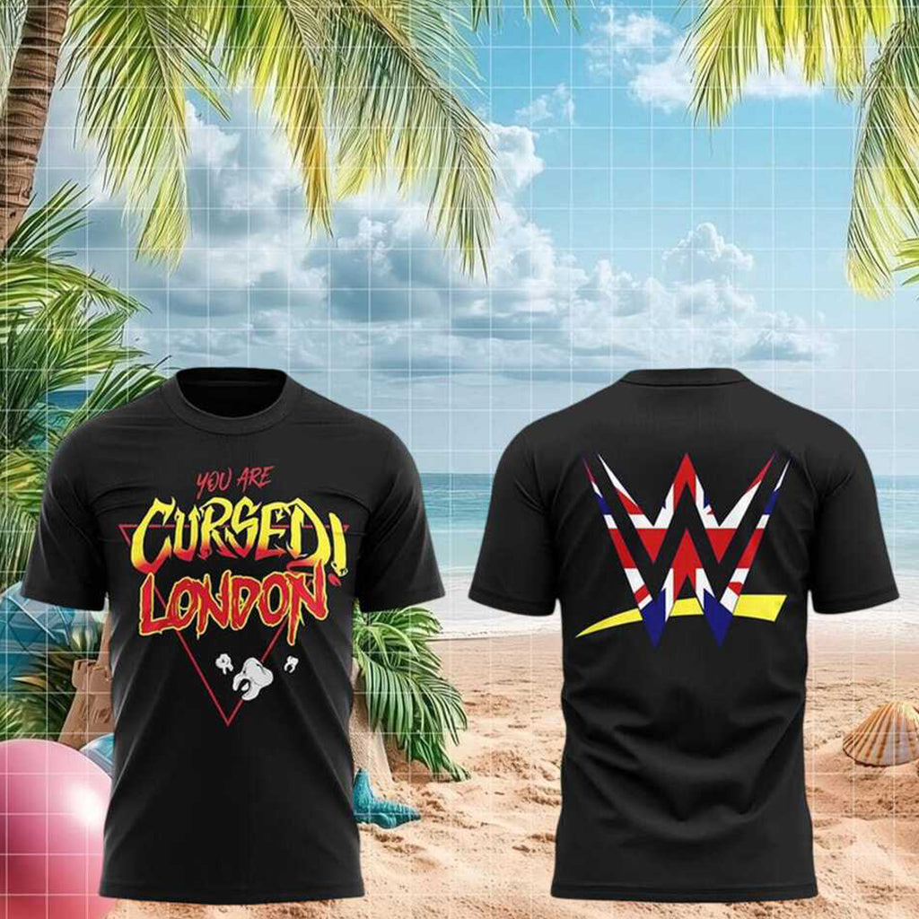 WWE You Are Cursed London Wrestling Tour Retro Shirt WWE Merch Gifts For Wrestling Fan