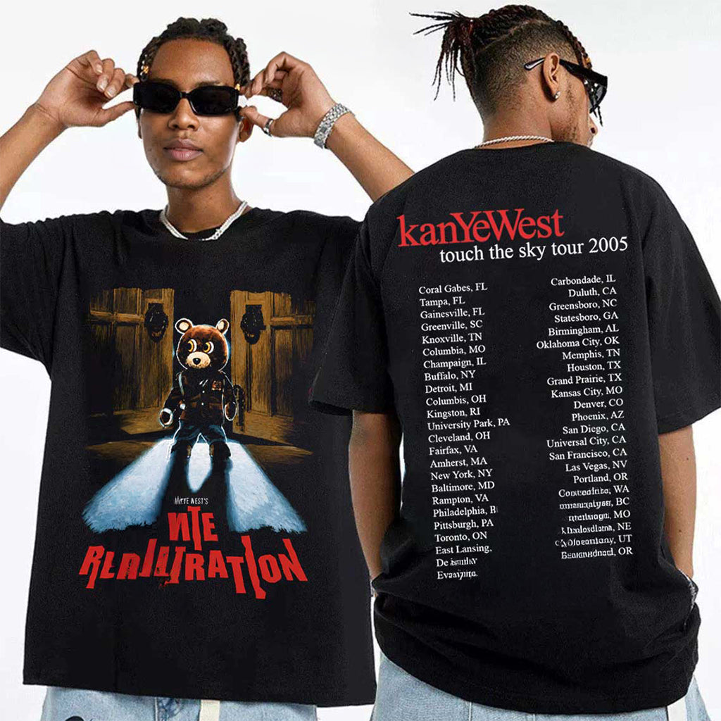 Late Registration Vintage Kanye West Touch The Sky Tour 2005 T-Shirt Kanye West Merch Fan Gift