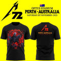 Metallica M72 World Tour Perth Australia T-Shirt Metallica Merch Gifts For Music Enthusiasts
