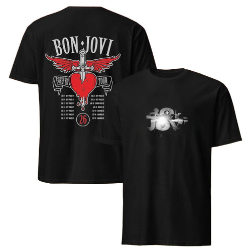 Bon Jovi Bright Light Photo T-Shirt Bon Jovi Merch Best Gift For Rock Fans