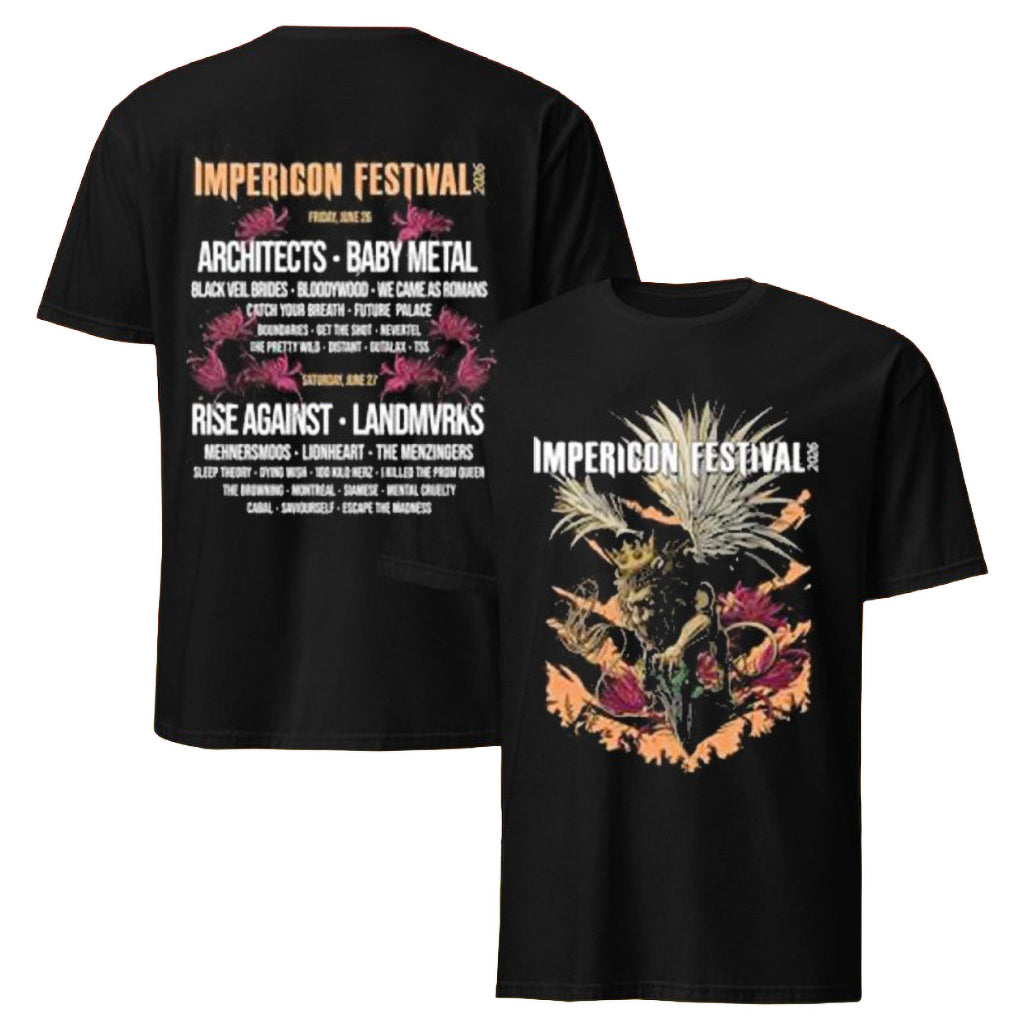 Impericon Festival Architects Baby Metal Rise Against Landmvrks Line Up Weekend 2026 T-Shirt