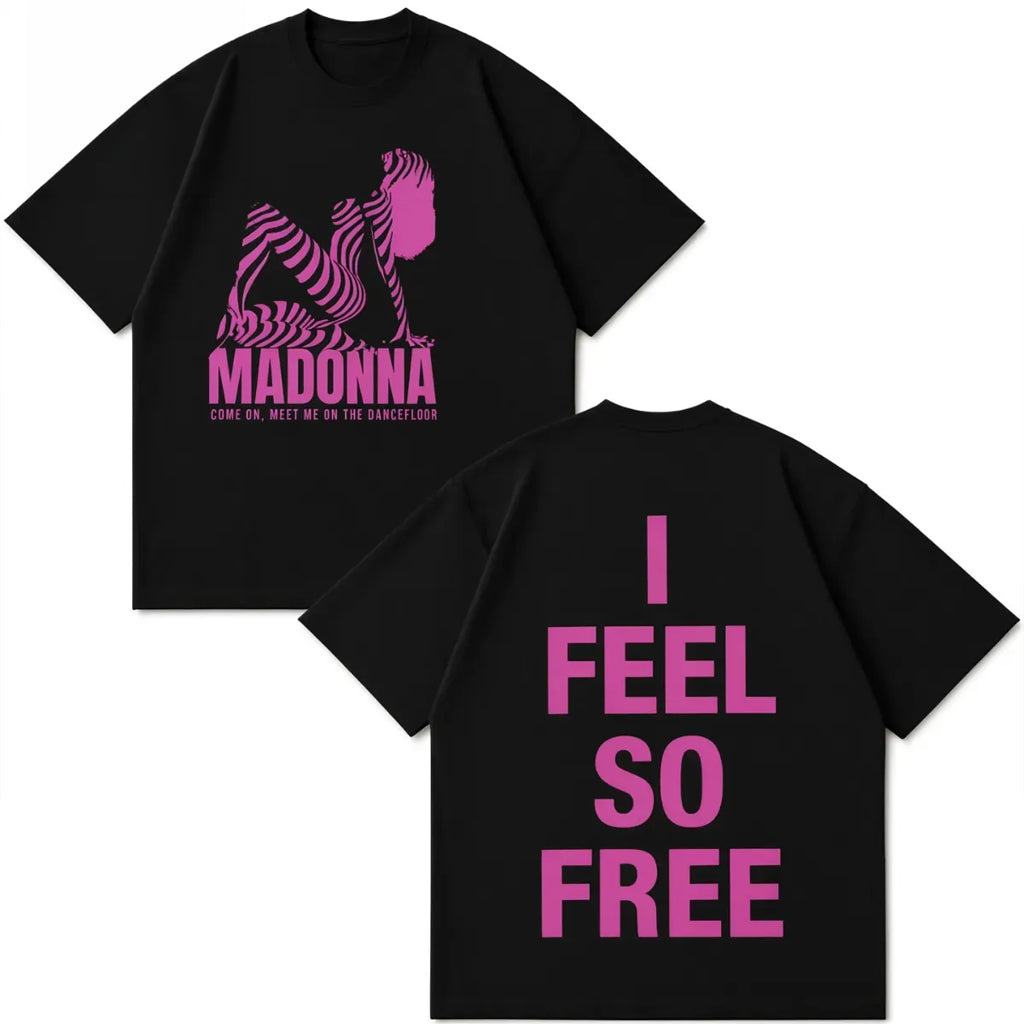 Madonna Merch I Feel So Free Shirt Madonna Confessions II Album Tour 2026 T-Shirt Fan Gifts