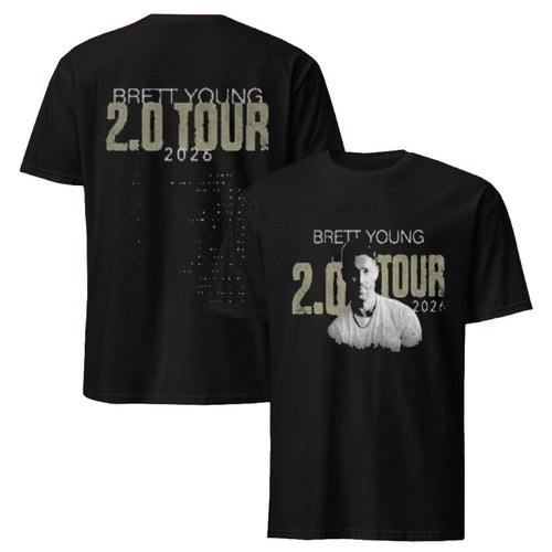 Brett Young Music 2026 Tour T-Shirt Brett Young Merch Gift Ideas For Music Lovers