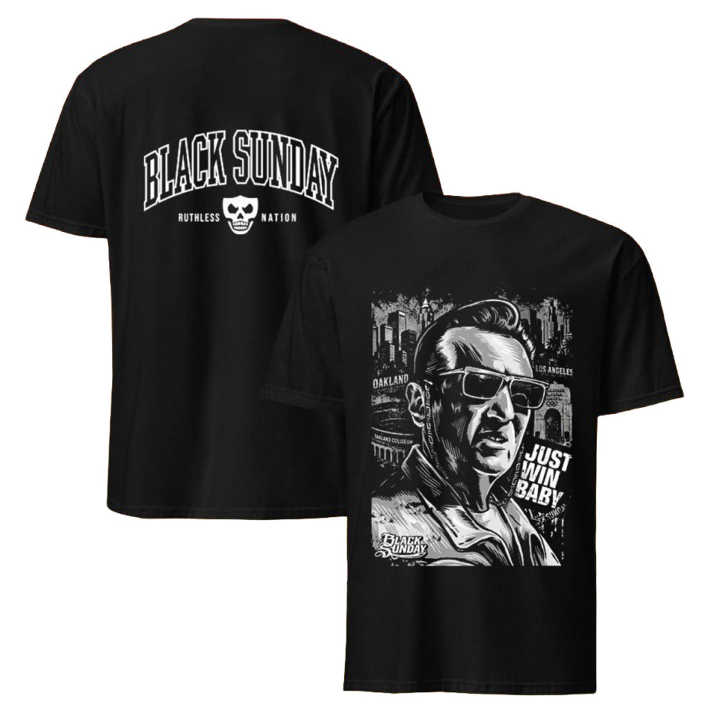 Black Sunday Legacy Just Win Baby T-Shirt Black Sunday Merch Gifts For Fans