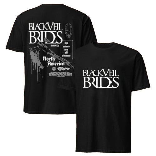 Black Veil Brides North America Axe Blood Tour T-Shirt Black Veil Brides Merch Rock Fan Gear