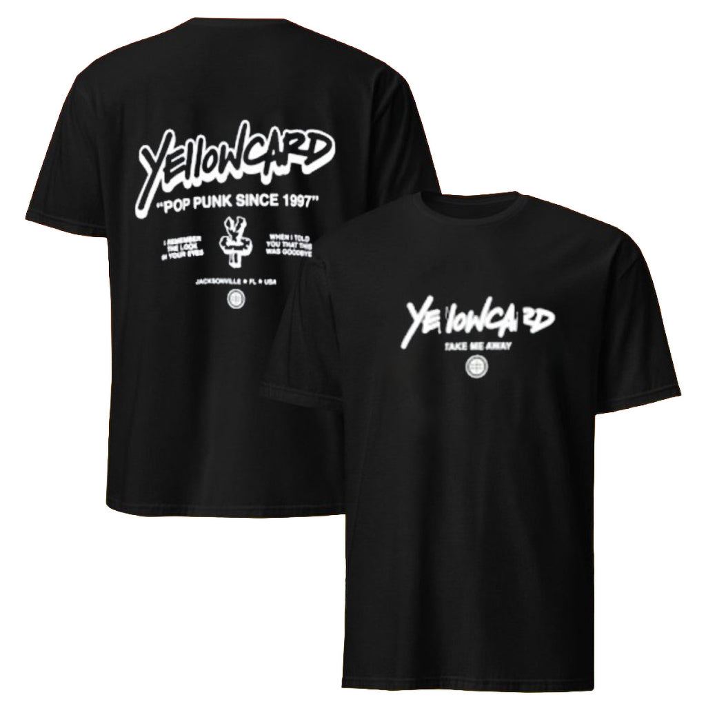 Yellowcard Band Take Me Away Pop Punk Since 1997 T-Shirt Yellowcard Merch Gifts For Rock Fans