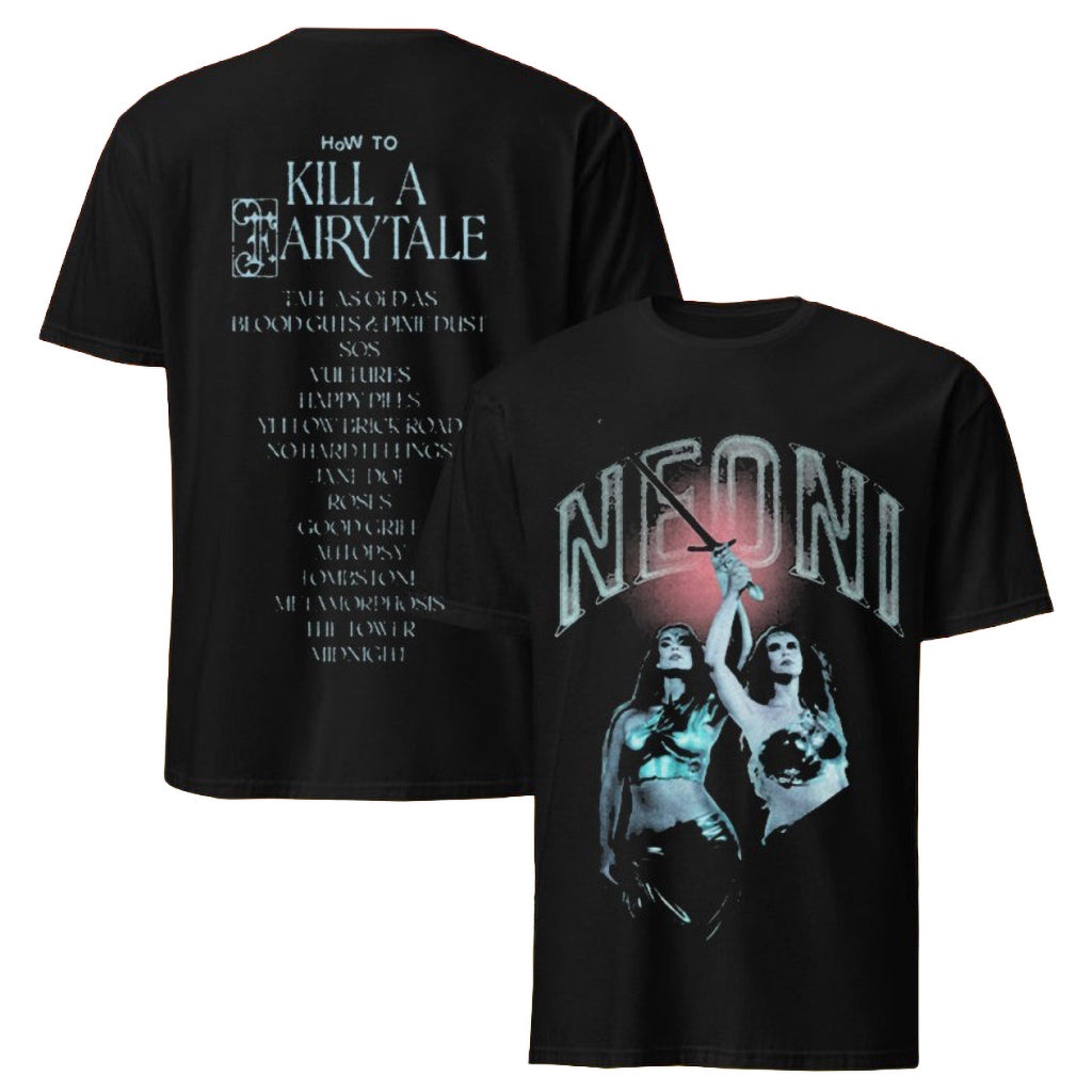 Neoni How To Kill A Fairytale Tracklist Photo T-Shirt Neoni Merch Gifts For Music Lovers