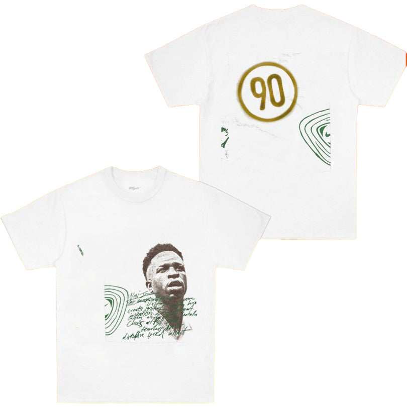 Cactus Jack X Athletes Series Vini Jr T-Shirt Total 90 Travis Scott Merch Gift Ideas For Him
