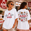 Heartbeat Lover I Have An Arby_s Addiction T-Shirt Humor Tees Gifts For Sisters In Law