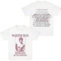 Benson Boone Wanted Man Reward 100 000 00 T-Shirt Benson Boone Merch Gifts For Rock Fans