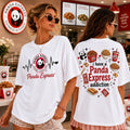 Heartbeat Lover I Have A Panda Express Addiction T-Shirt Present For Besties