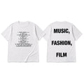 Charli XCX Music Fashion Film Tracklist T-Shirt 2026 Charli XCX Merch Gift For Music Fans