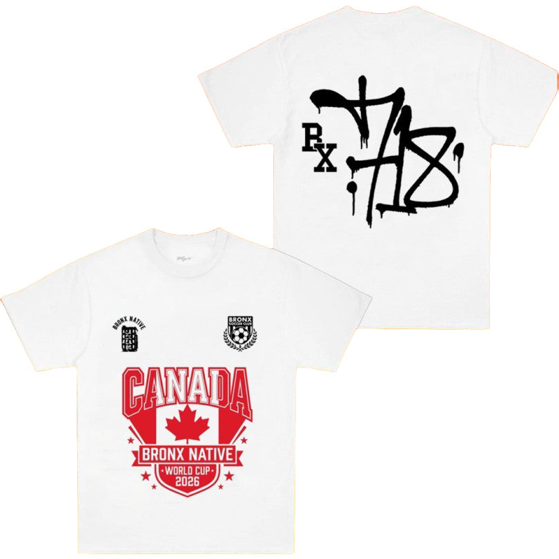 Canada X Bronx Native Soccer Club T-Shirt World Cup 2026 Merch Gifts For Soccer Fan
