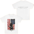 Kith Records For Johnny Cash American Flag T-Shirt Kith Merch Presents For Him