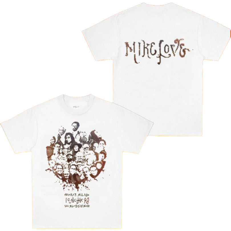 Mike Love Teachers Collage Dust T-Shirt Mike Love Merch Music Lover Gifts For Him